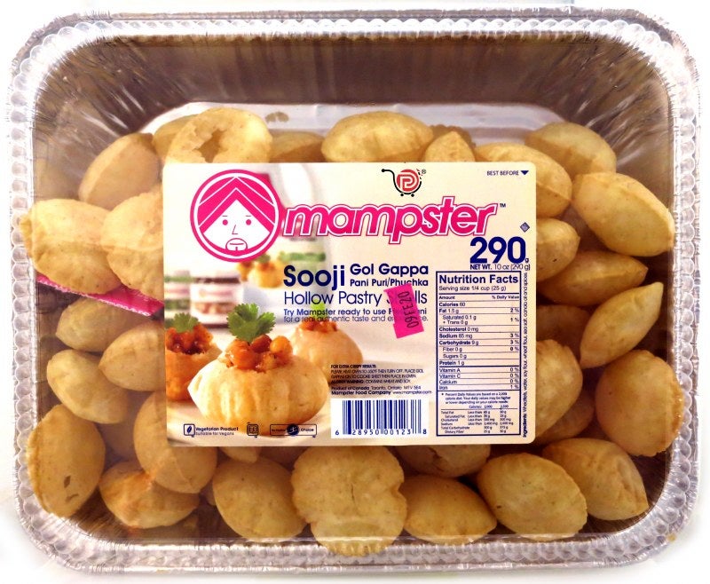 Sooji Gol Gappa 290 g Mampster Ginger & Spice Indian Market